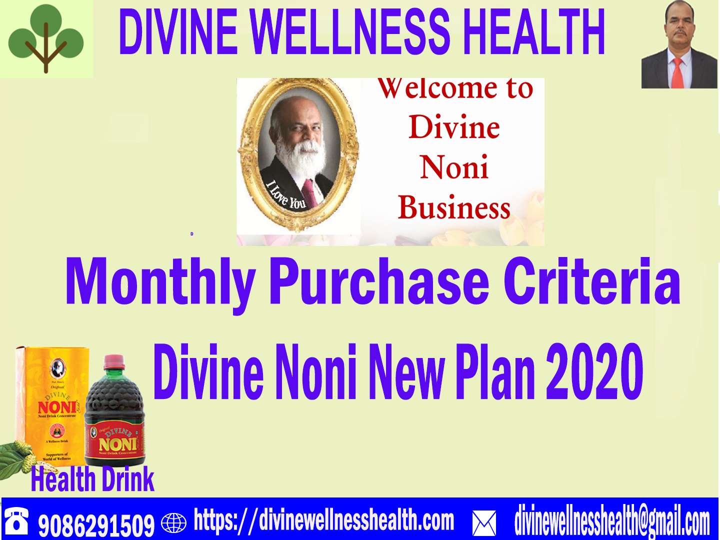 Divine Noni Monthly Purchase Criteria New Plan 2020